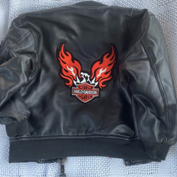 Vintage Harley Davidson kids bomber jacket - Picture 4 of 10